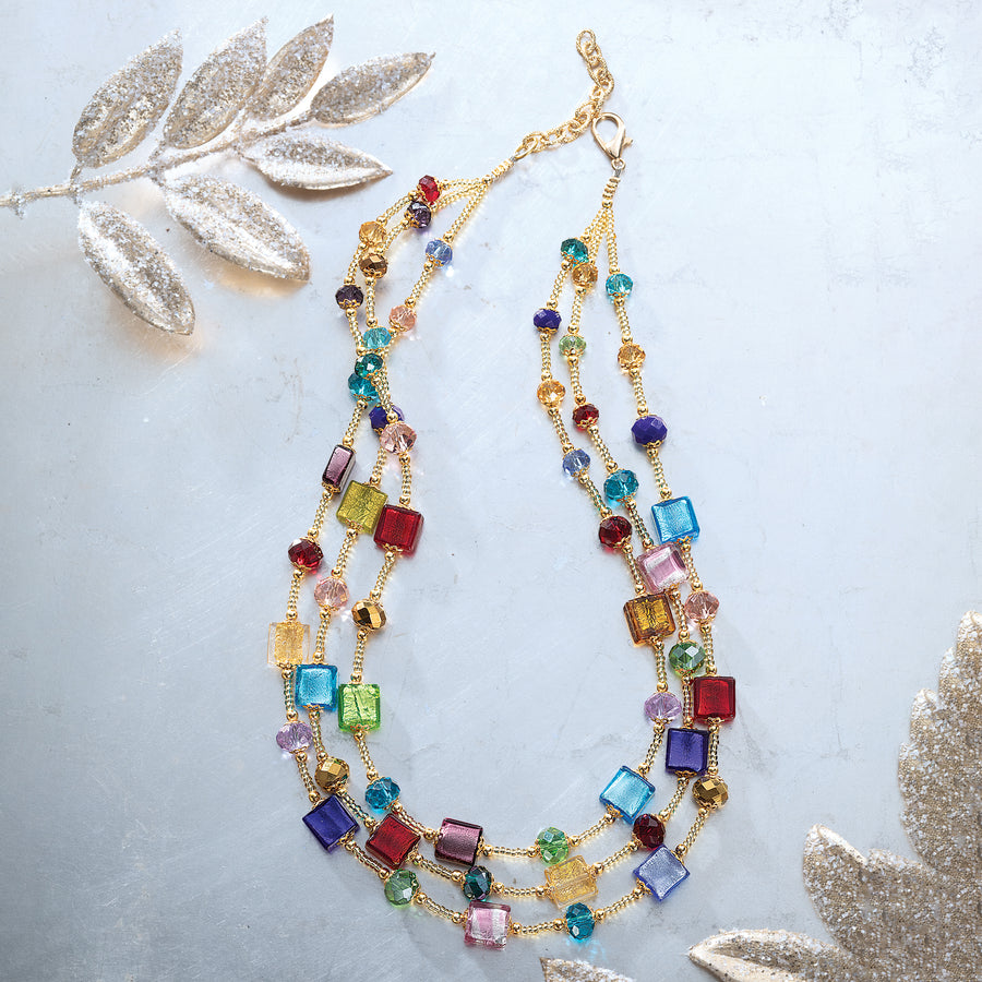 True Colors Murano Glass Necklace (Preorder)
