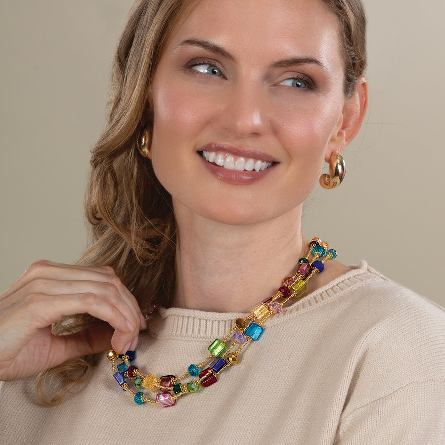 True Colors Murano Glass Necklace (Preorder)