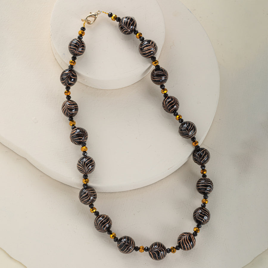 Murano Glass Mezzanotte Necklace