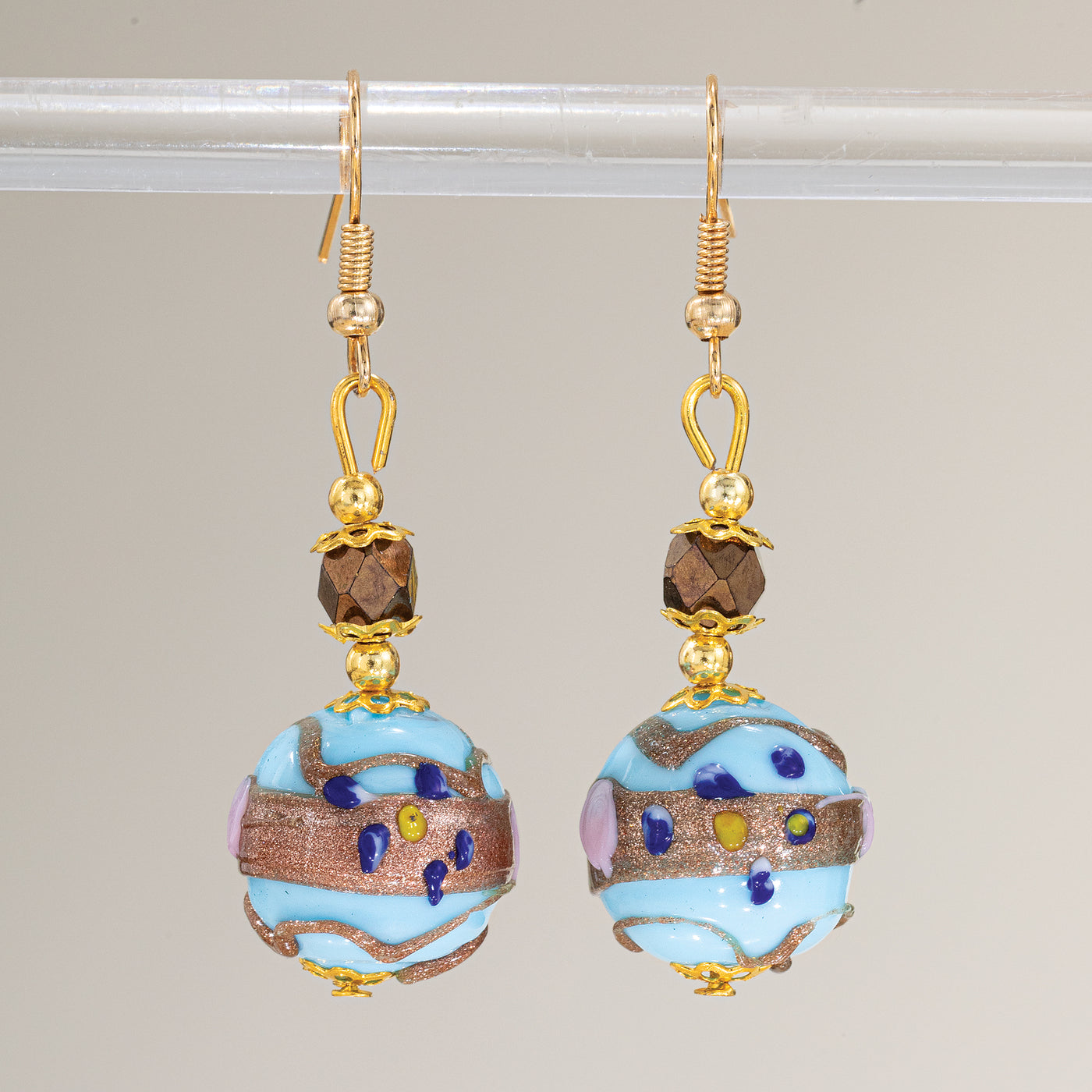Murano Glass Chic & Shimmering Earrings