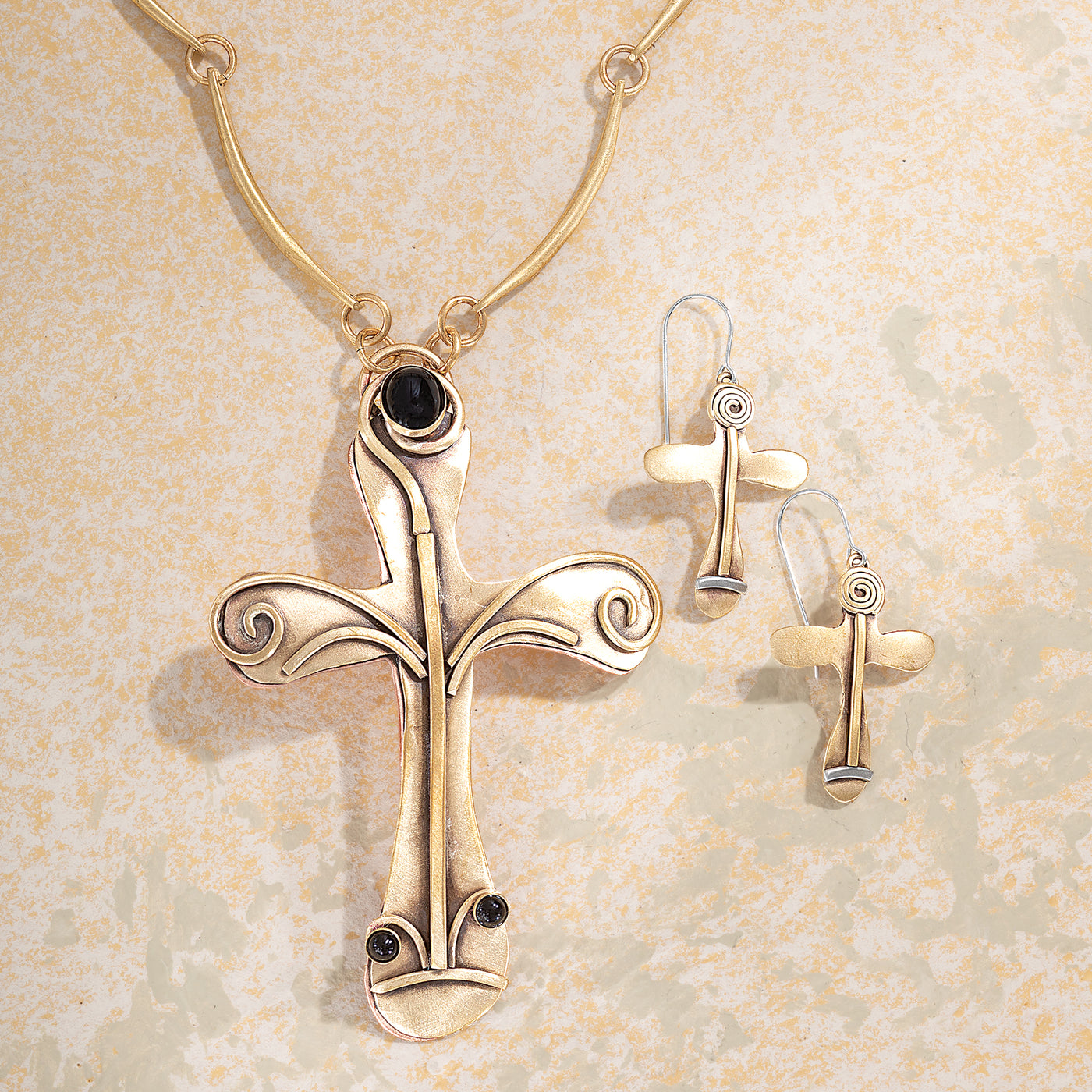 Desert Faith Cross Earrings (Preorder)