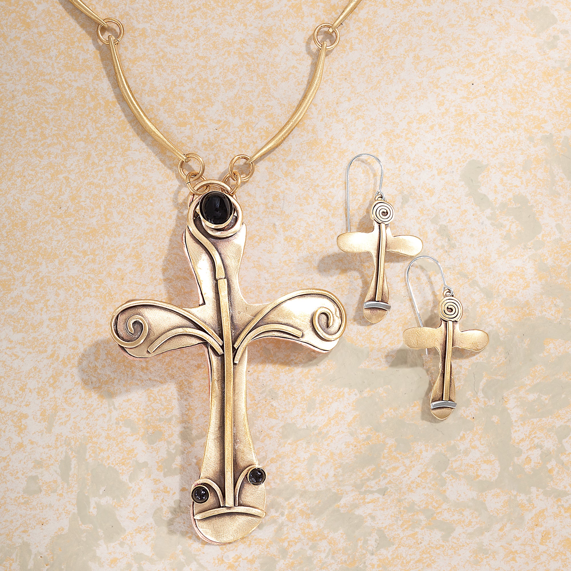 Desert Faith Cross Earrings (Preorder)