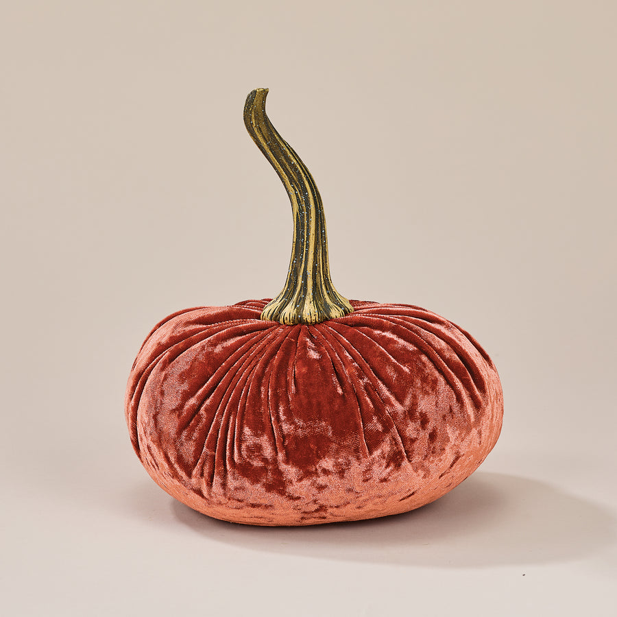 Sienna Velvet Plush Pumpkin