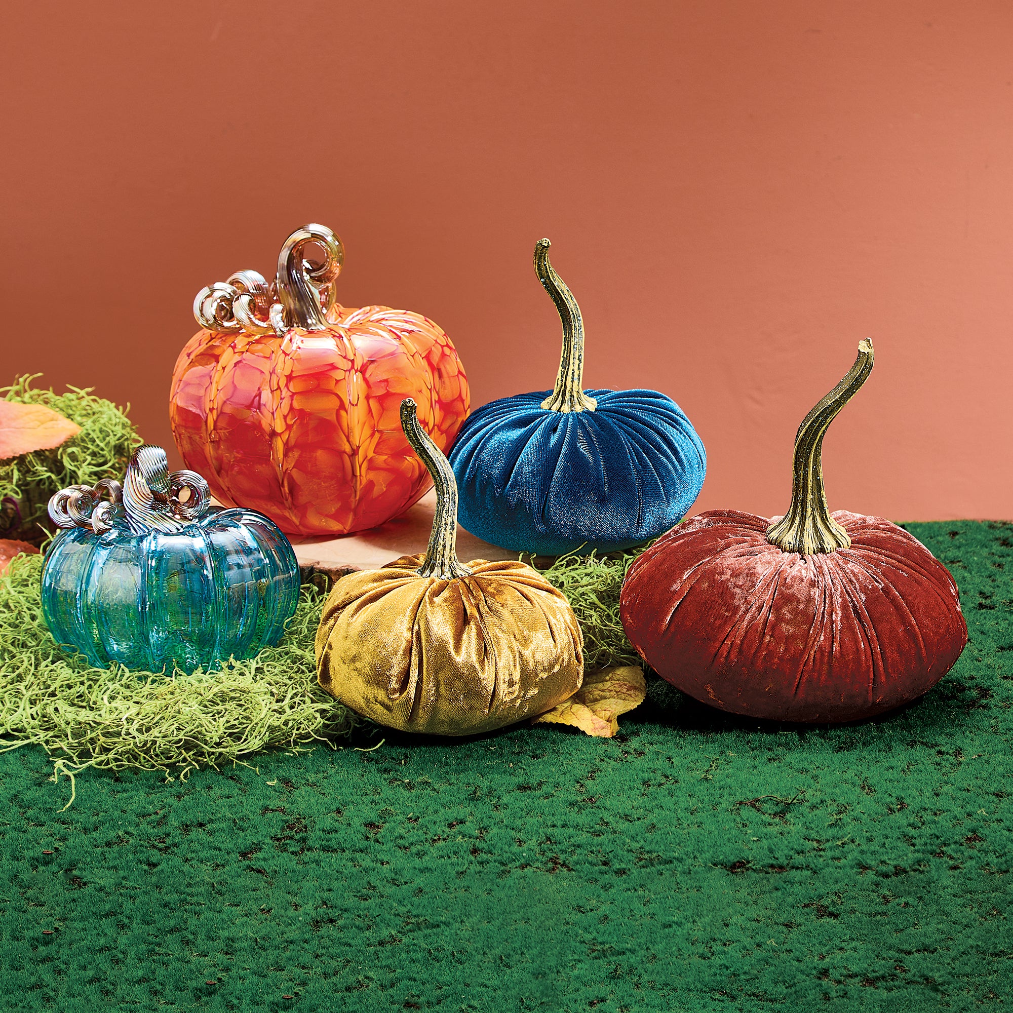 Butternut Velvet Plush Pumpkin