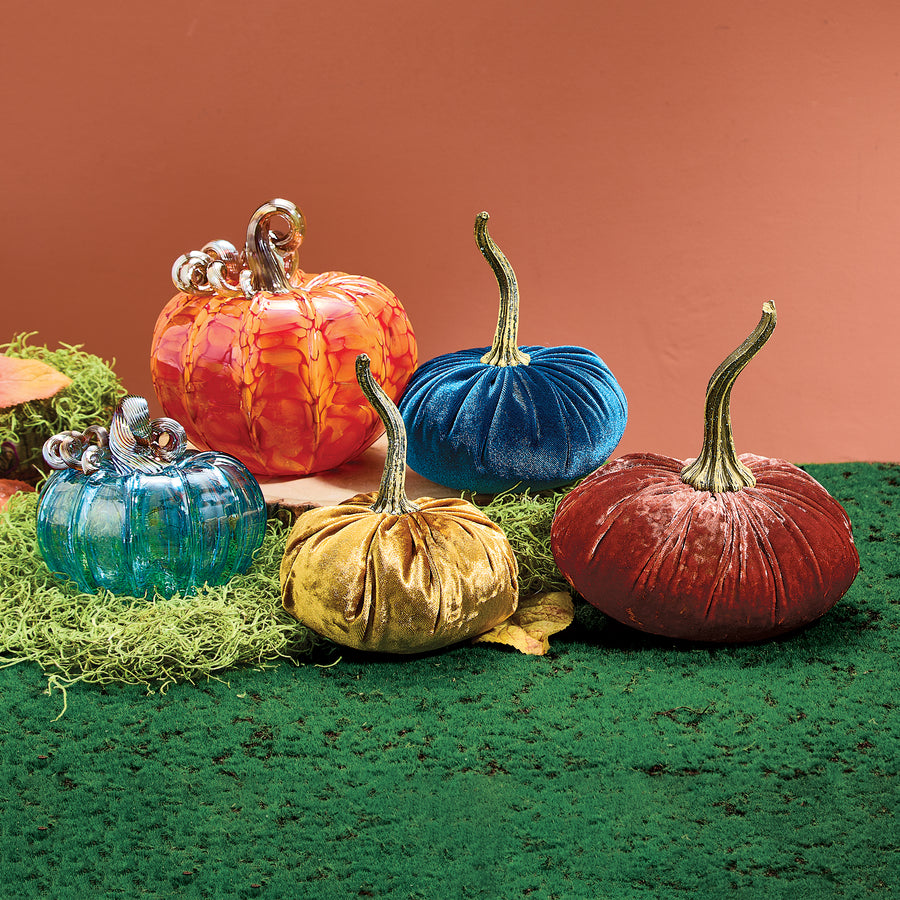 Butternut Velvet Plush Pumpkin