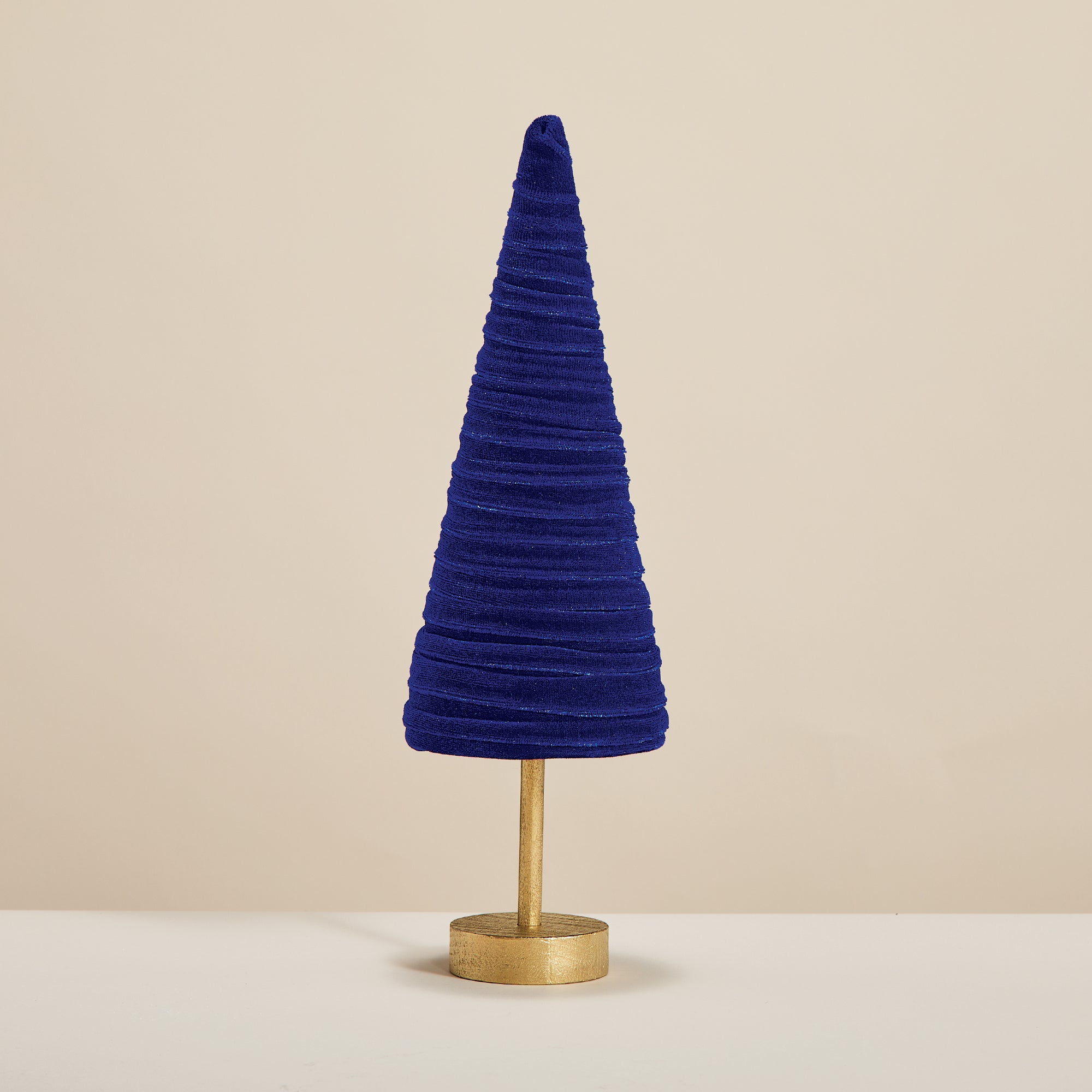 Hand-Cut Sapphire Velvet Tree