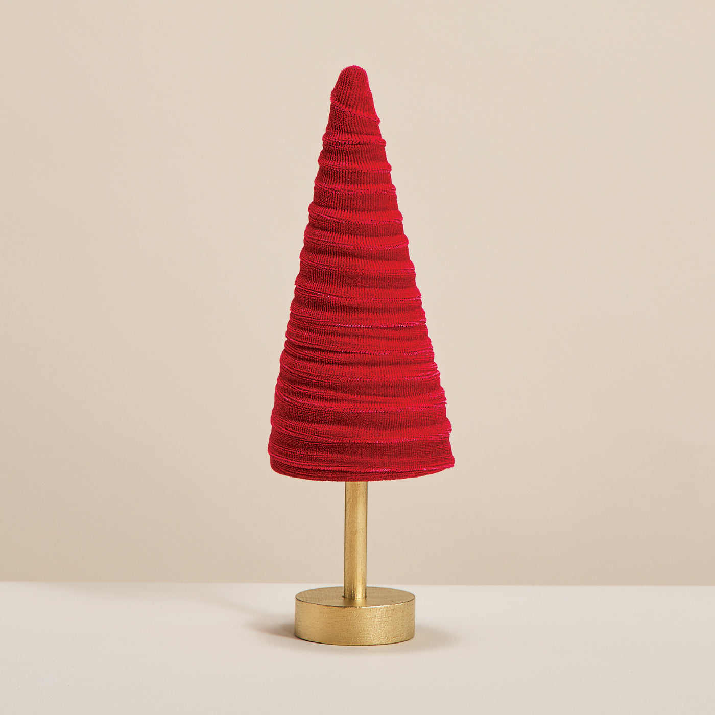 Hand-Cut Garnet Velvet Tree