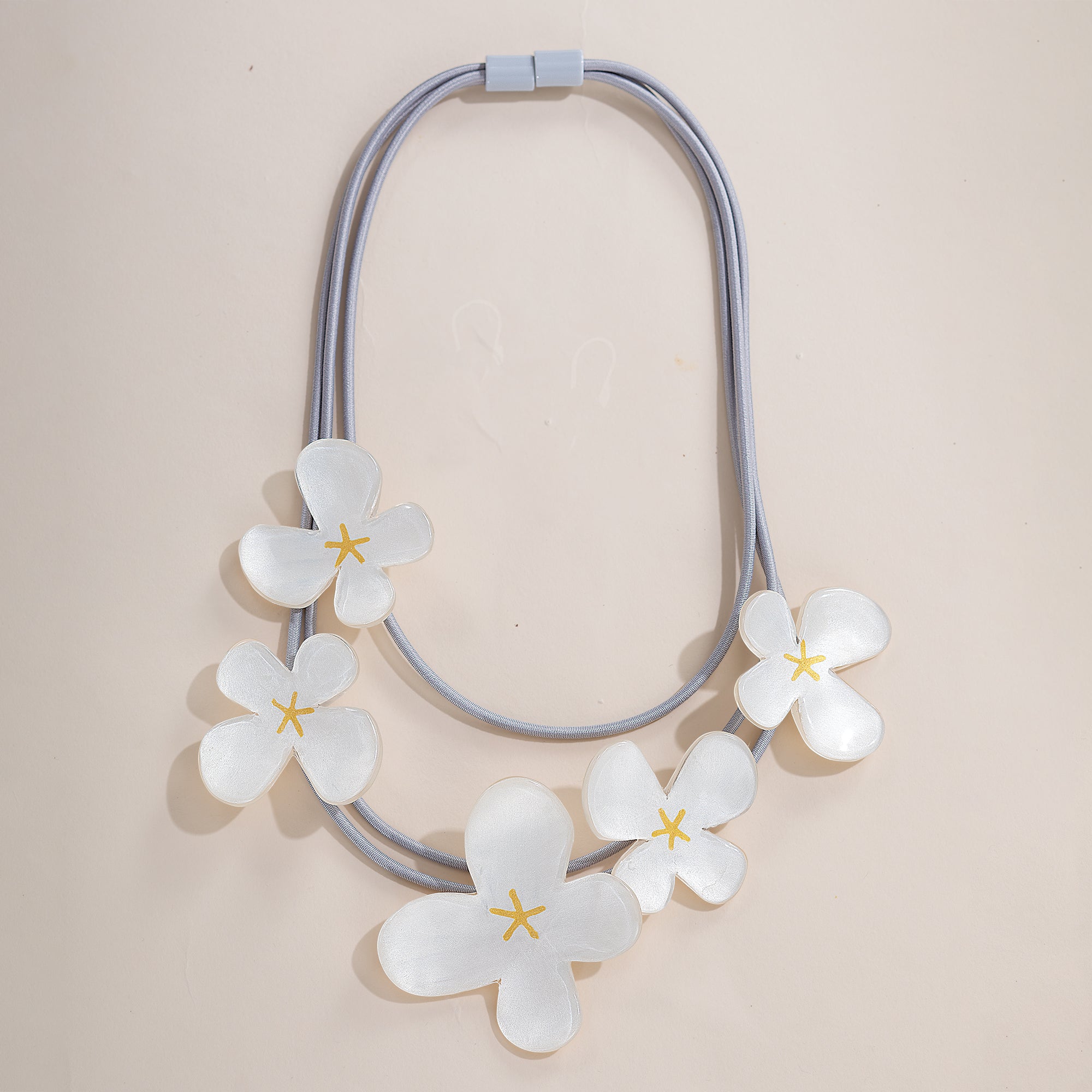 Cherry Blossom Floral Necklace & Earrings Set