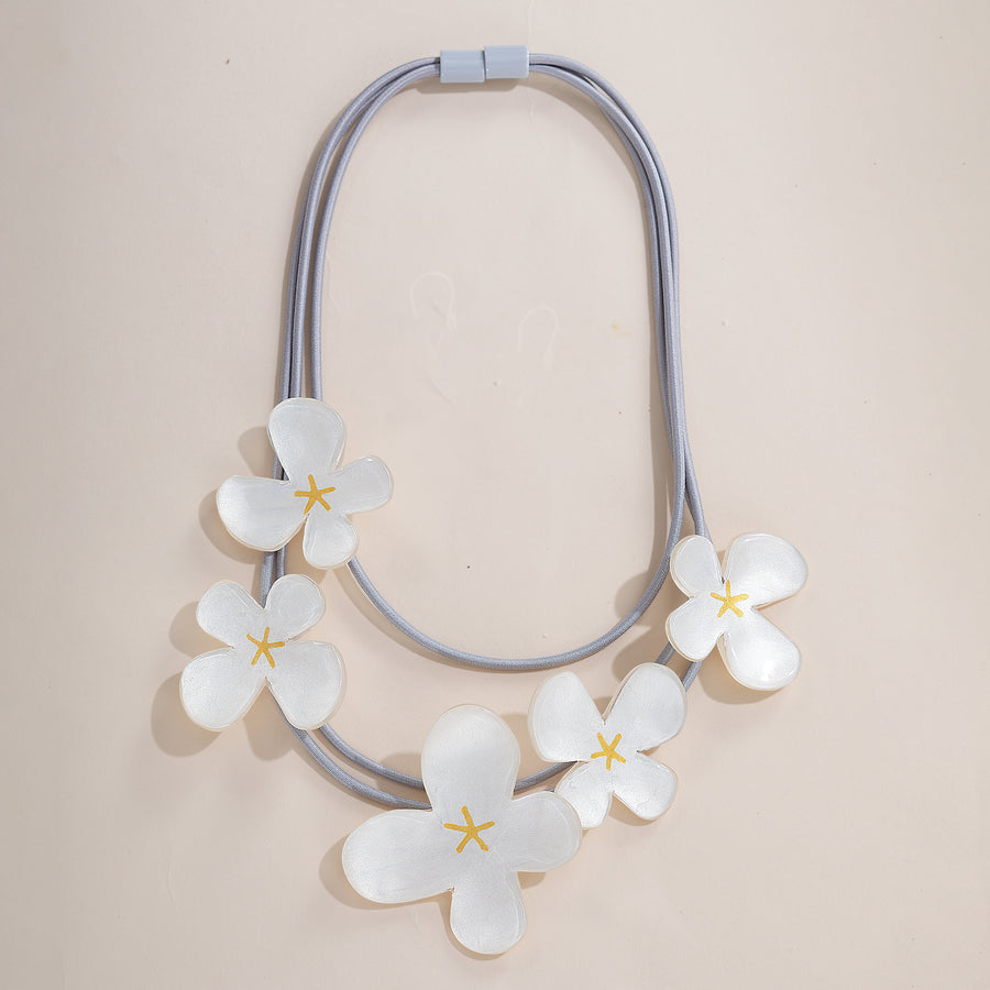 Cherry Blossom Floral Necklace
