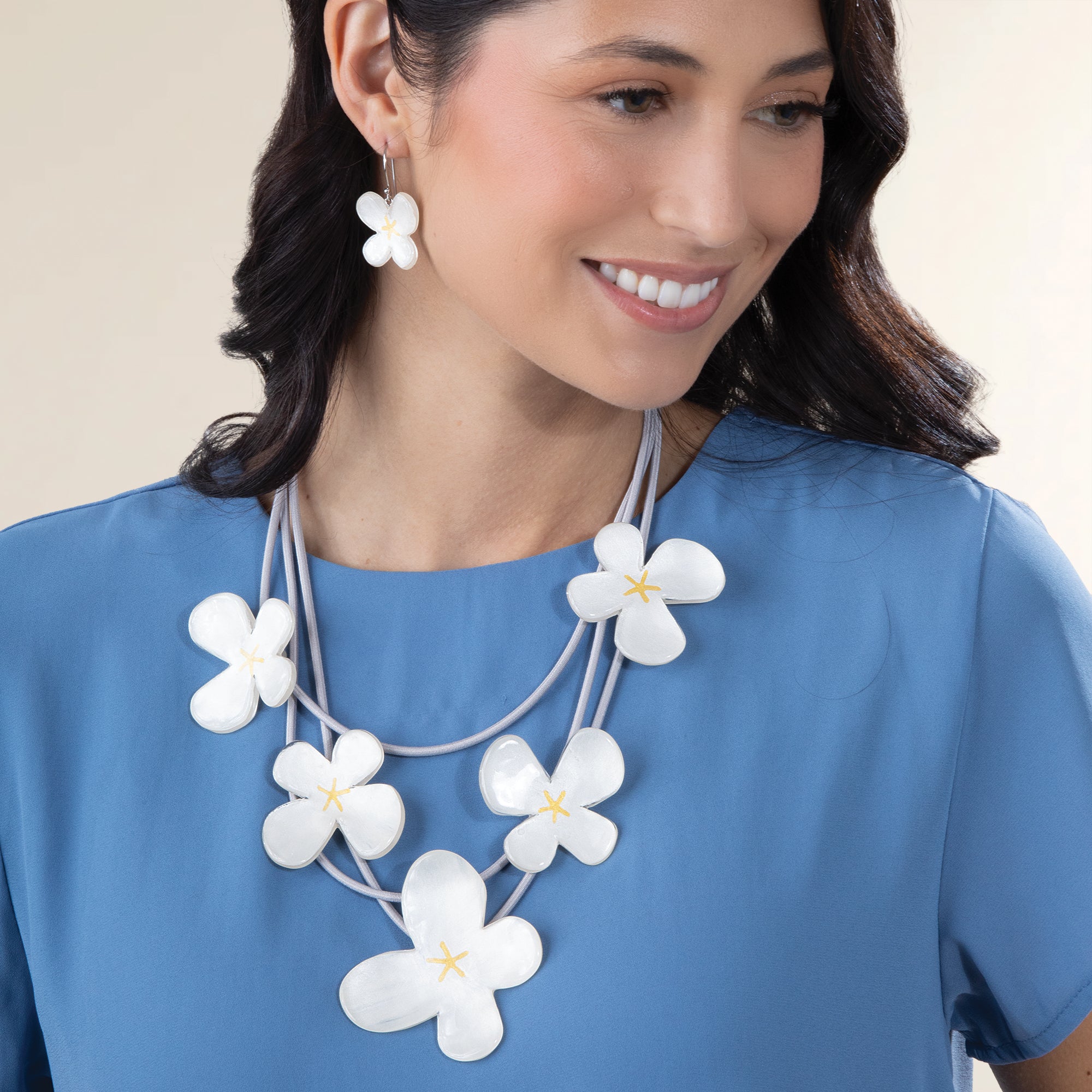 Cherry Blossom Floral Earrings