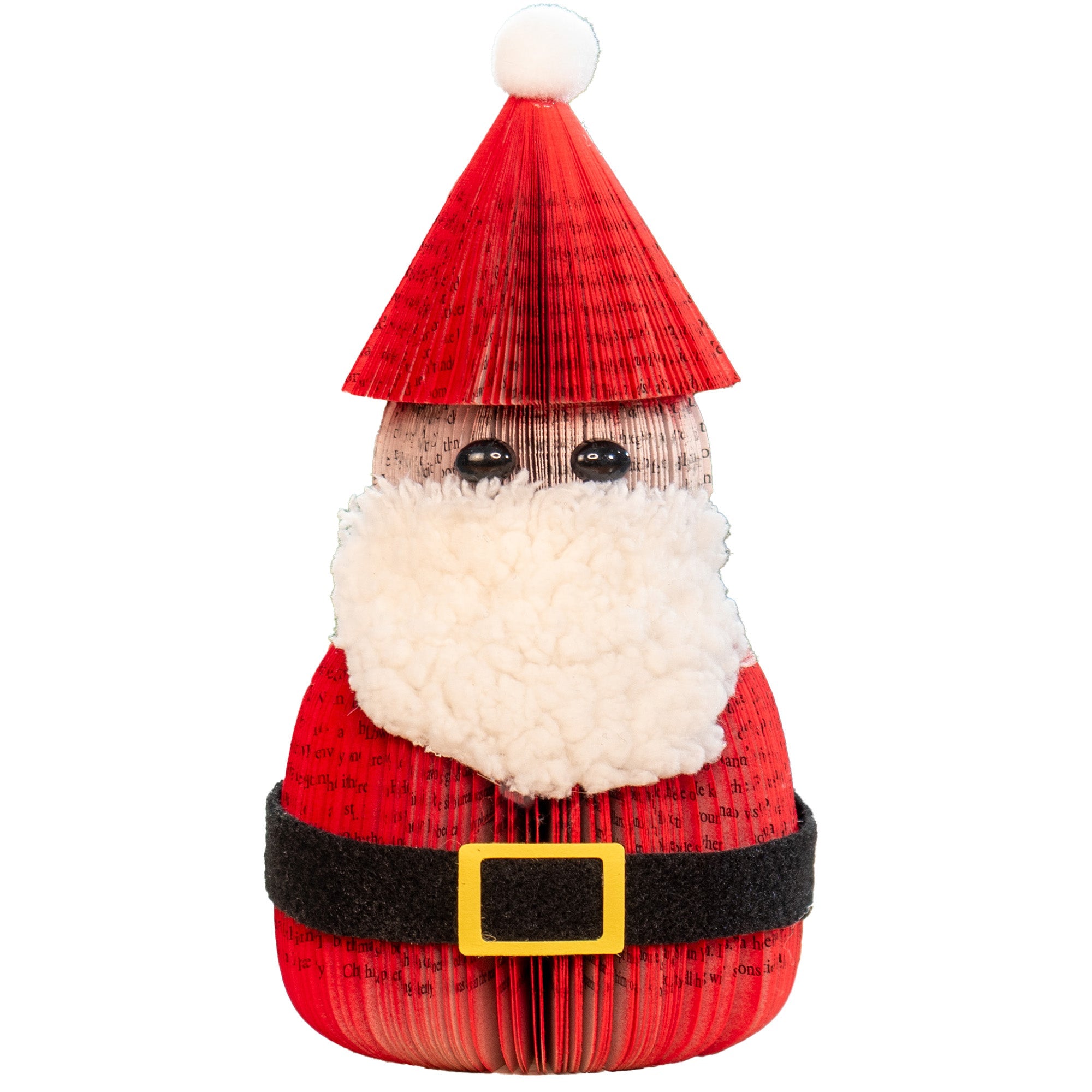 Handmade Book Page Santa Claus