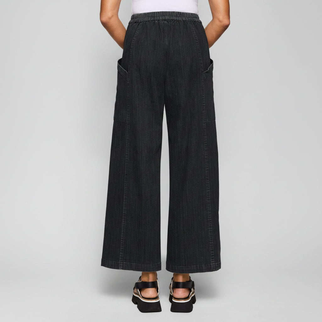 Denim Utility Pant - Black
