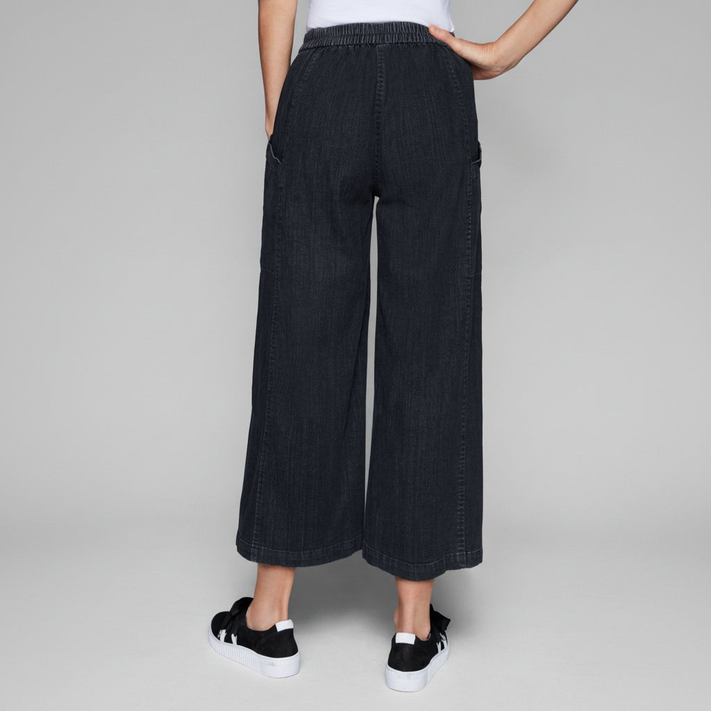 Denim Utility Pant - Black
