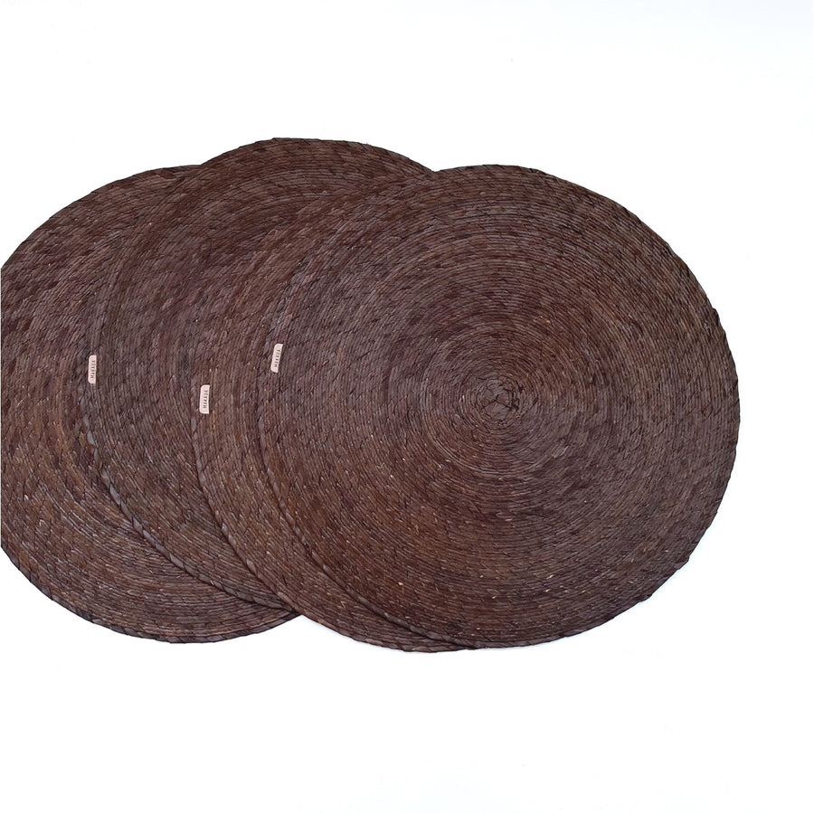 S/4 Palm Single Sided Placemat - Cafe