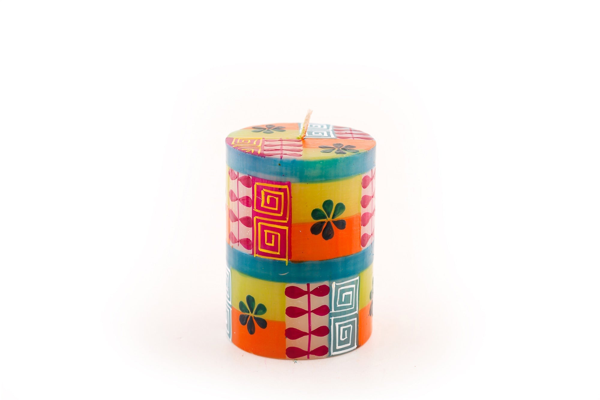 Summer Painted Candles