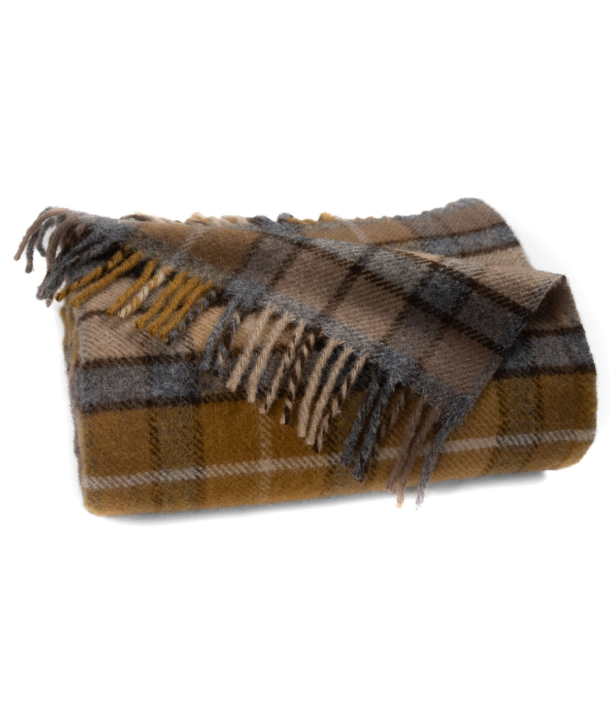 Highland Tweeds Natural Buchanan Wool Throw