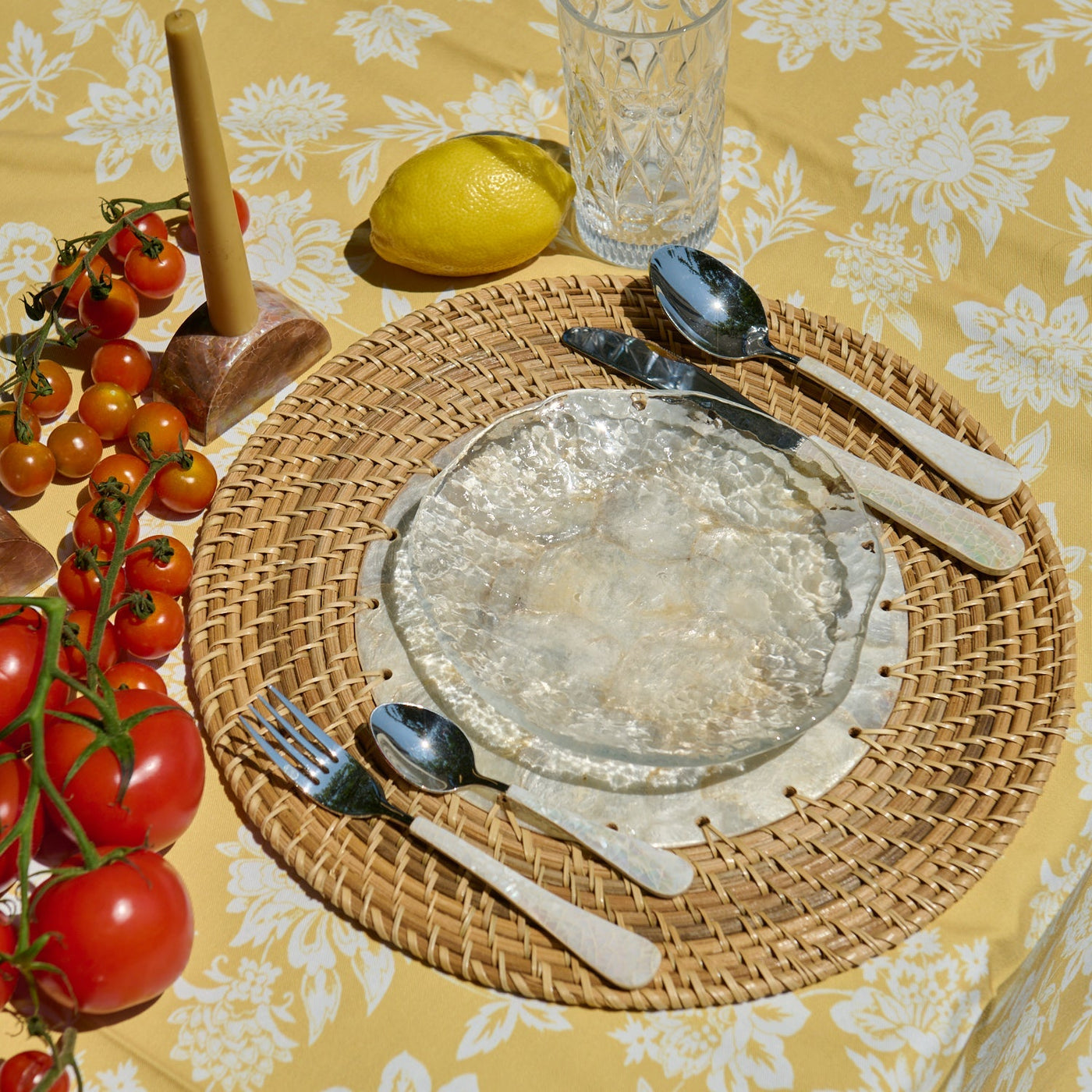 Mother Of Pearl Flatware Set of 4