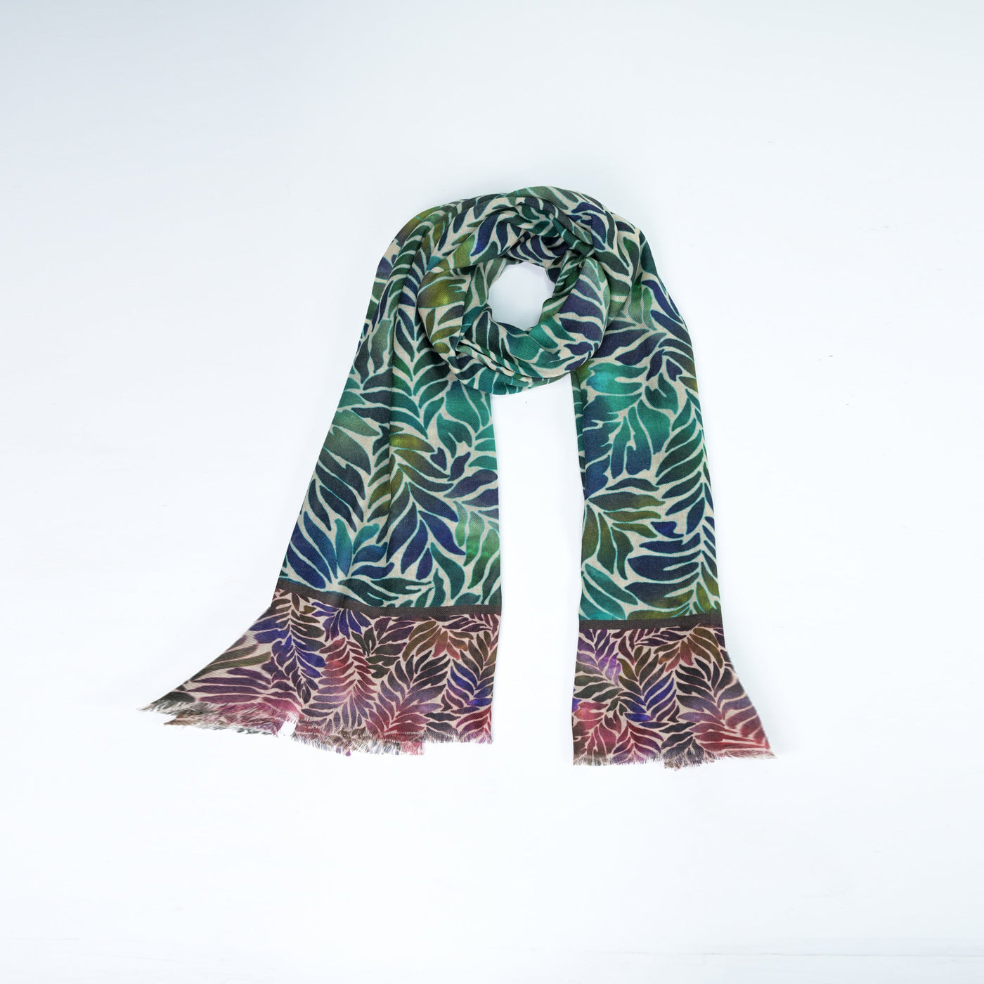 Fern Wool Twill Scarf