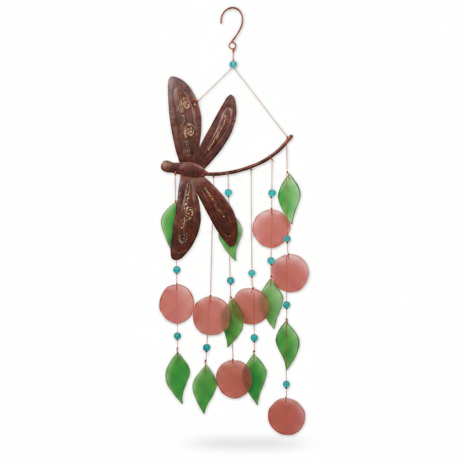 Dragonfly Sea Glass Chime