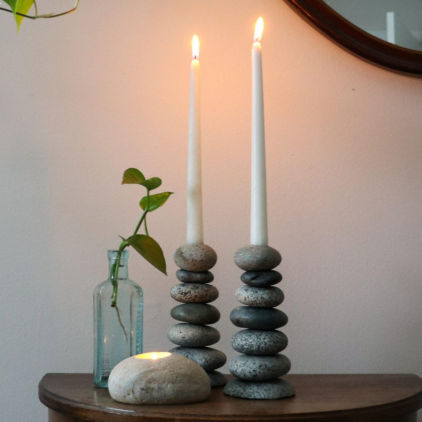 Cairn Candlestick Holder