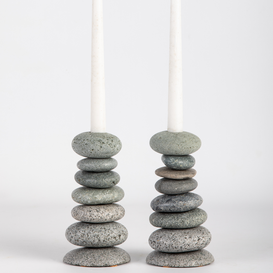 Cairn Candlestick Holder