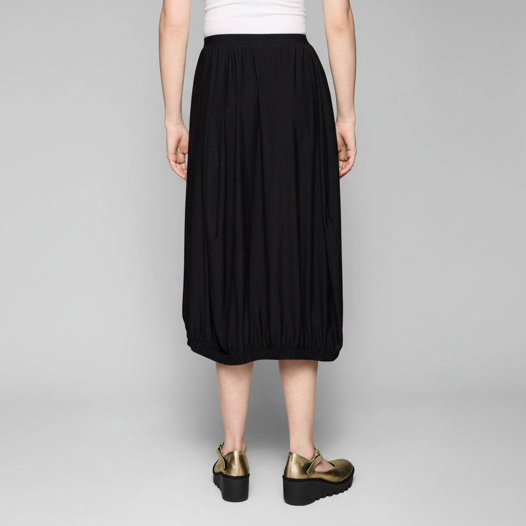 Bamboo Billow Skirt - Black