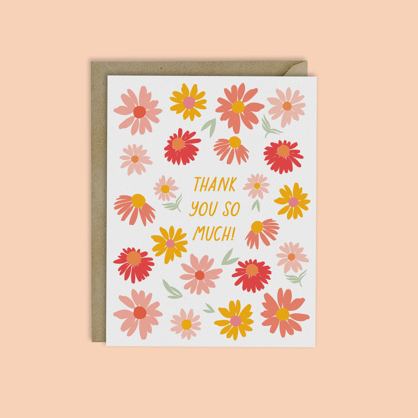 Summer Garden Thank You Card-Box Set of 8 Cards