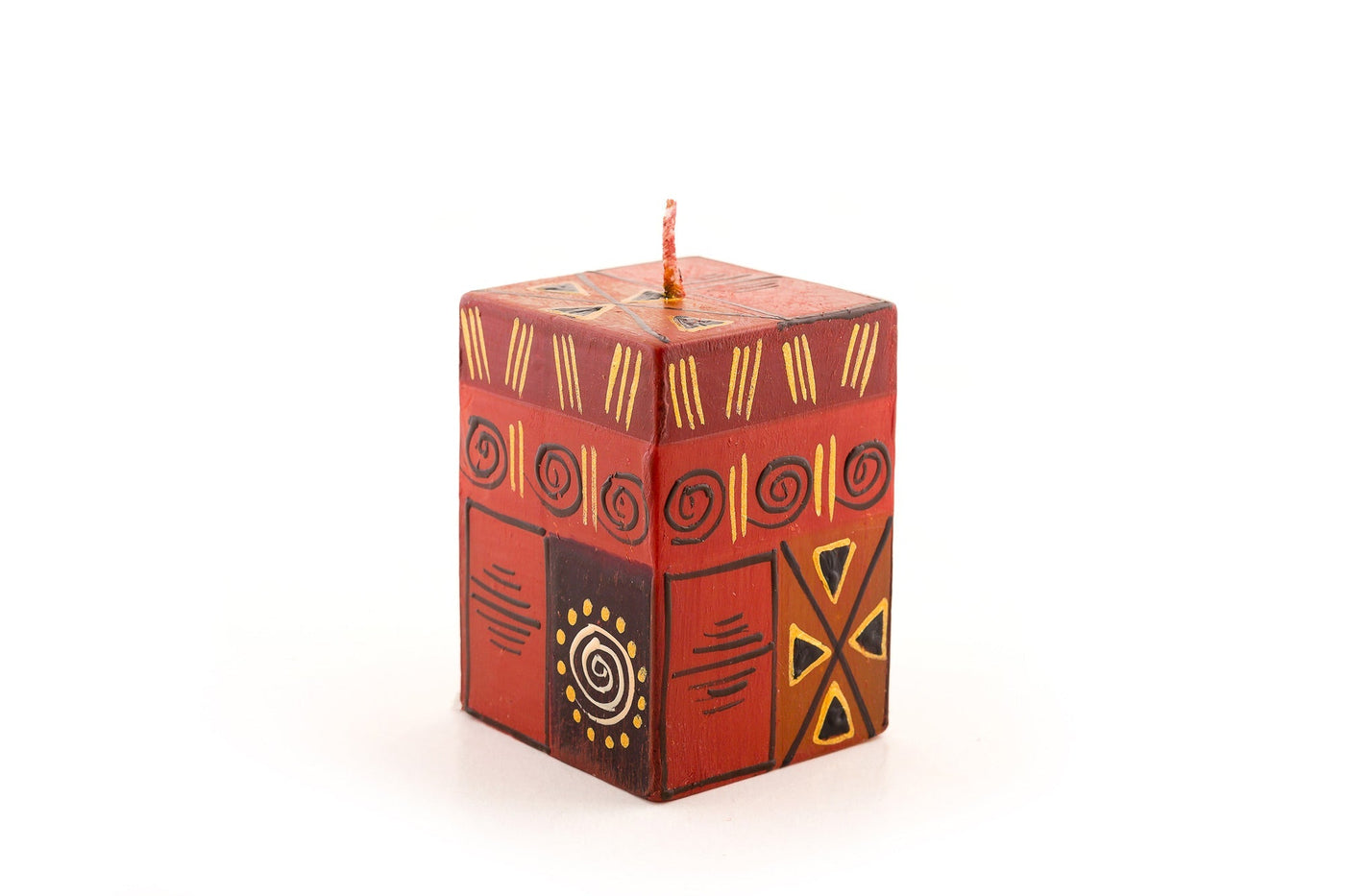 Safari Gold Painted Candles