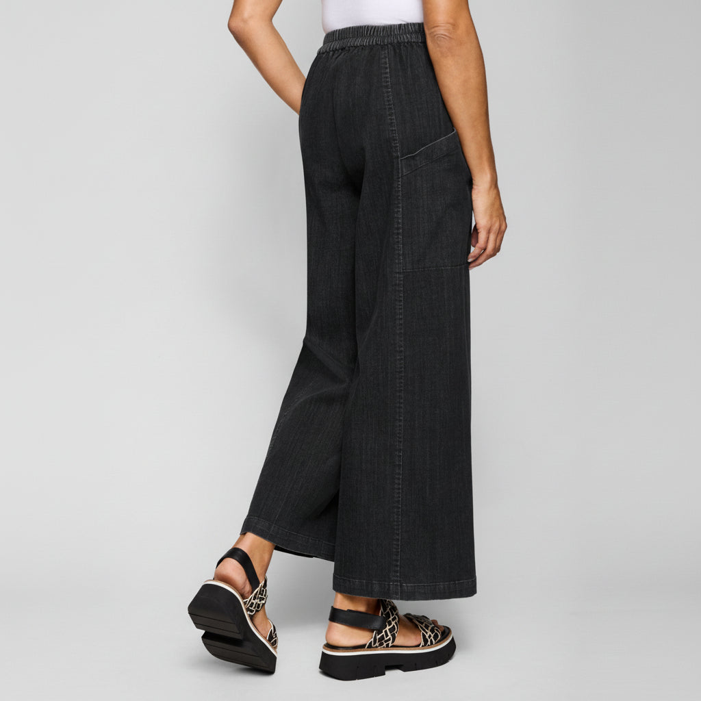 Denim Utility Pant - Black