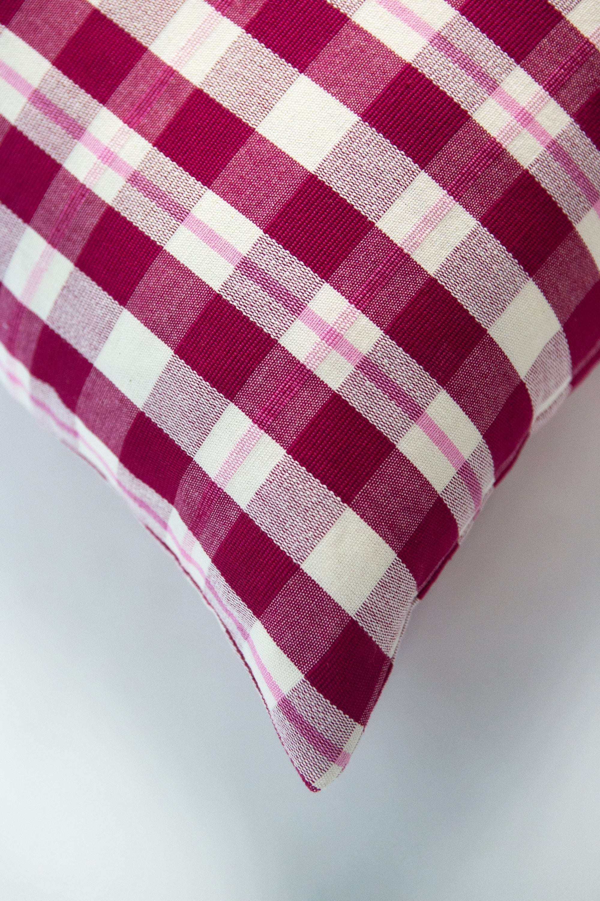 Archive NY Abigail Handmade Plaid Lumbar Pillow
