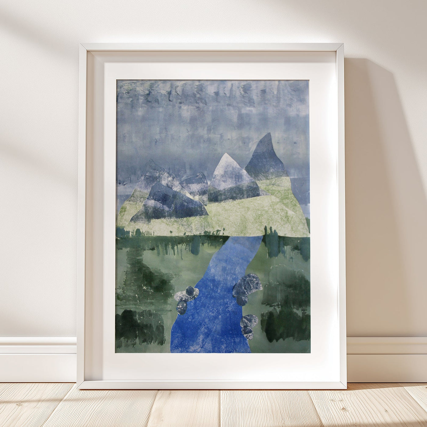 Mountain Trail Large Framed Print