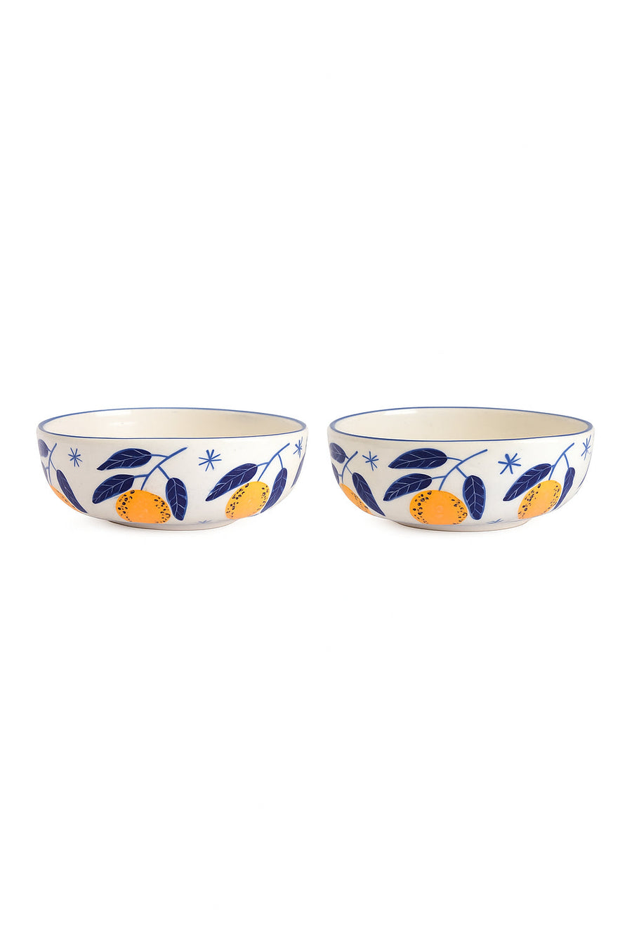 Handcrafted Italian Lemon Motif Bowl