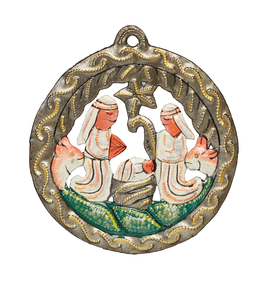 Handcrafted Natal Night Steel Christmas Ornament