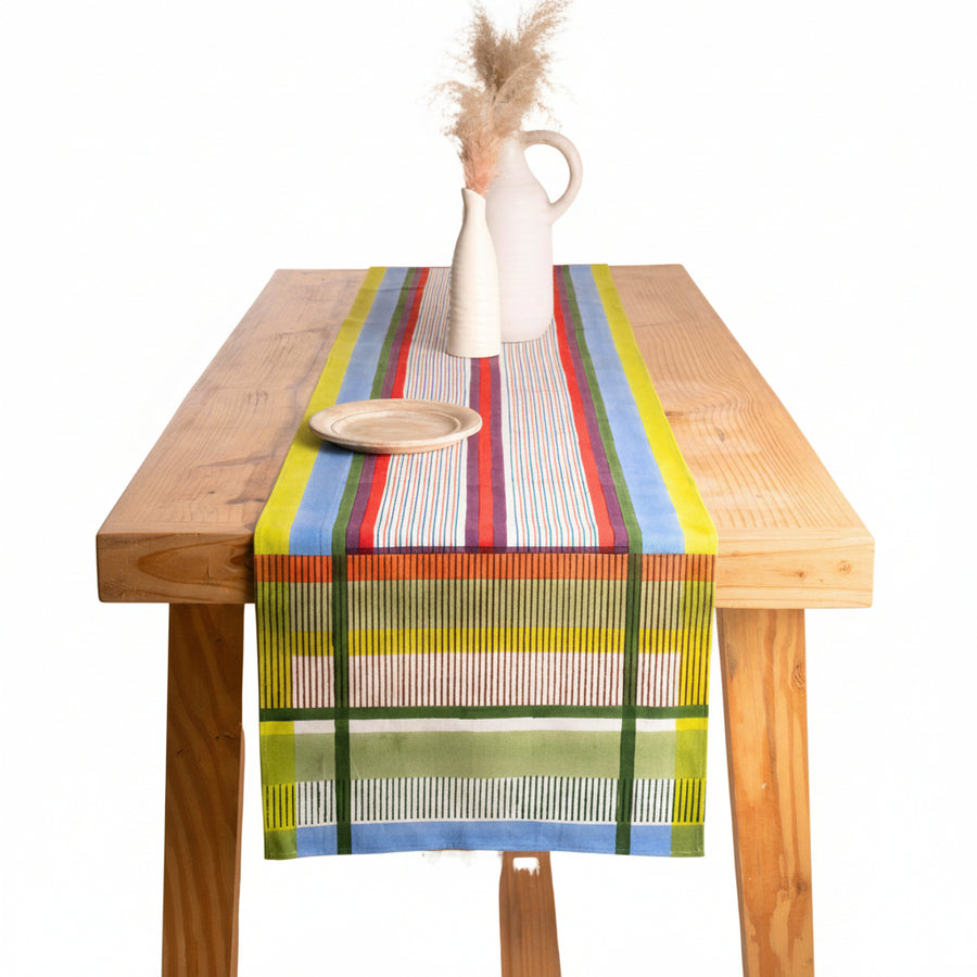 Modernist Striped Table Runner