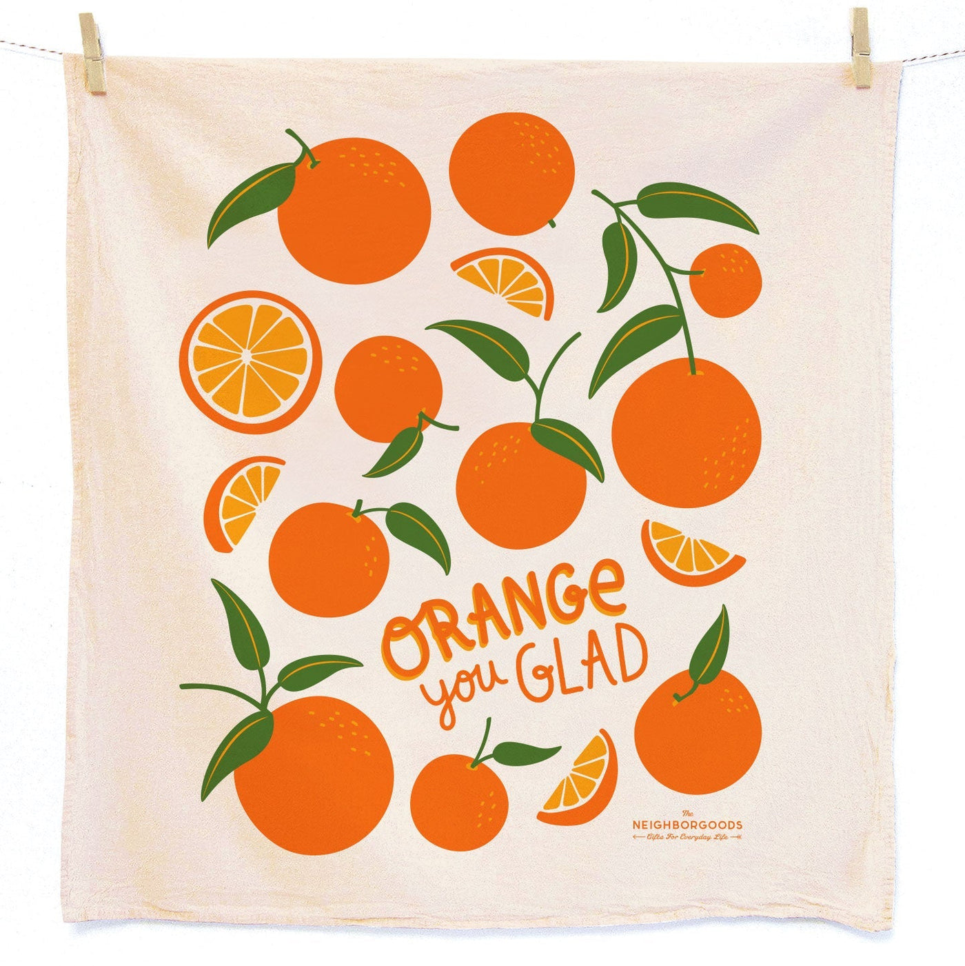 Orange Dish Towel