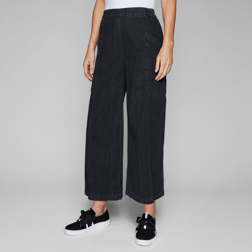 Denim Utility Pant - Black