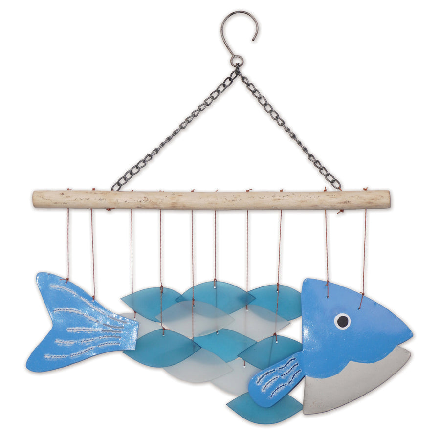 Bali Fish Glass Chime