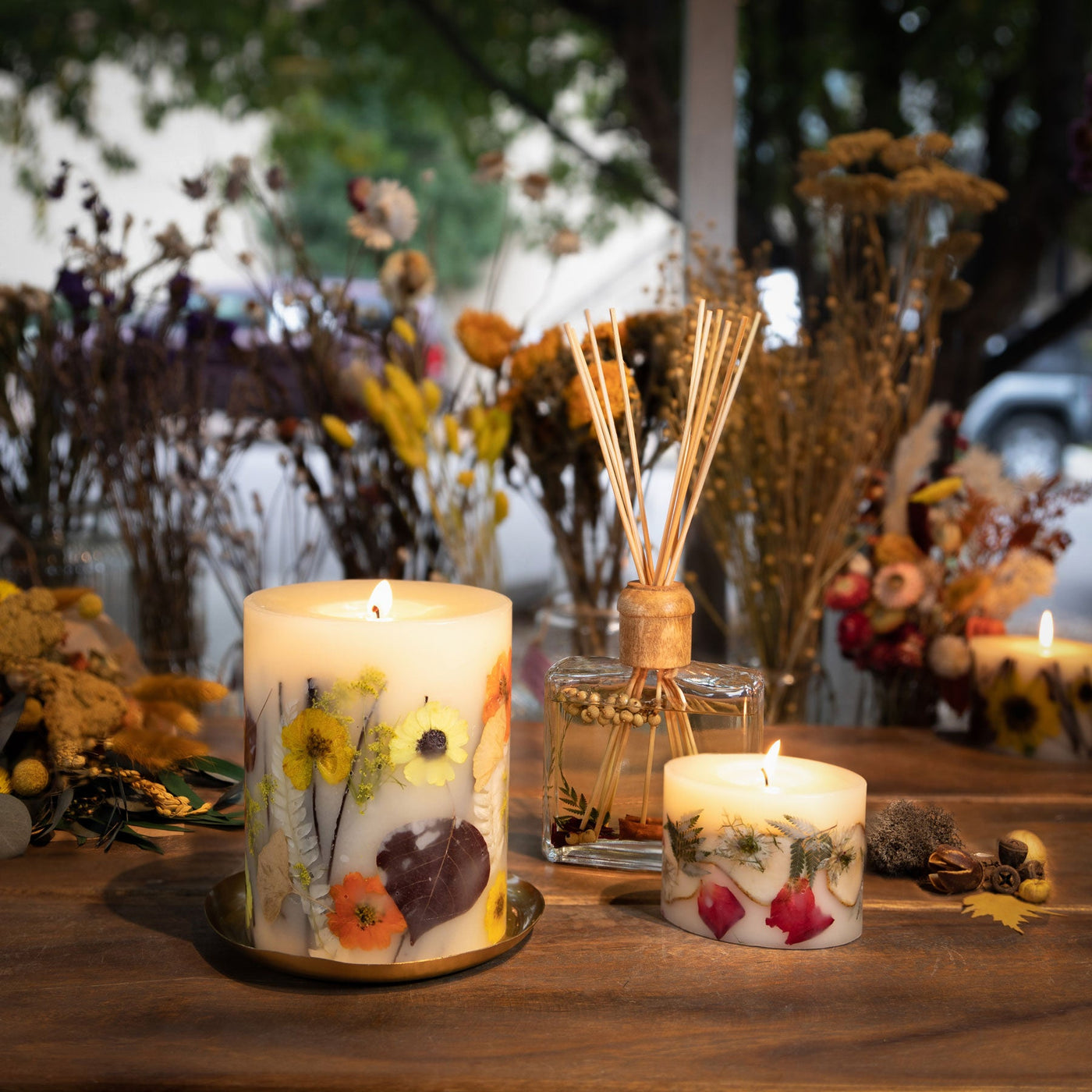 Honey Tobacco Botanical Candle