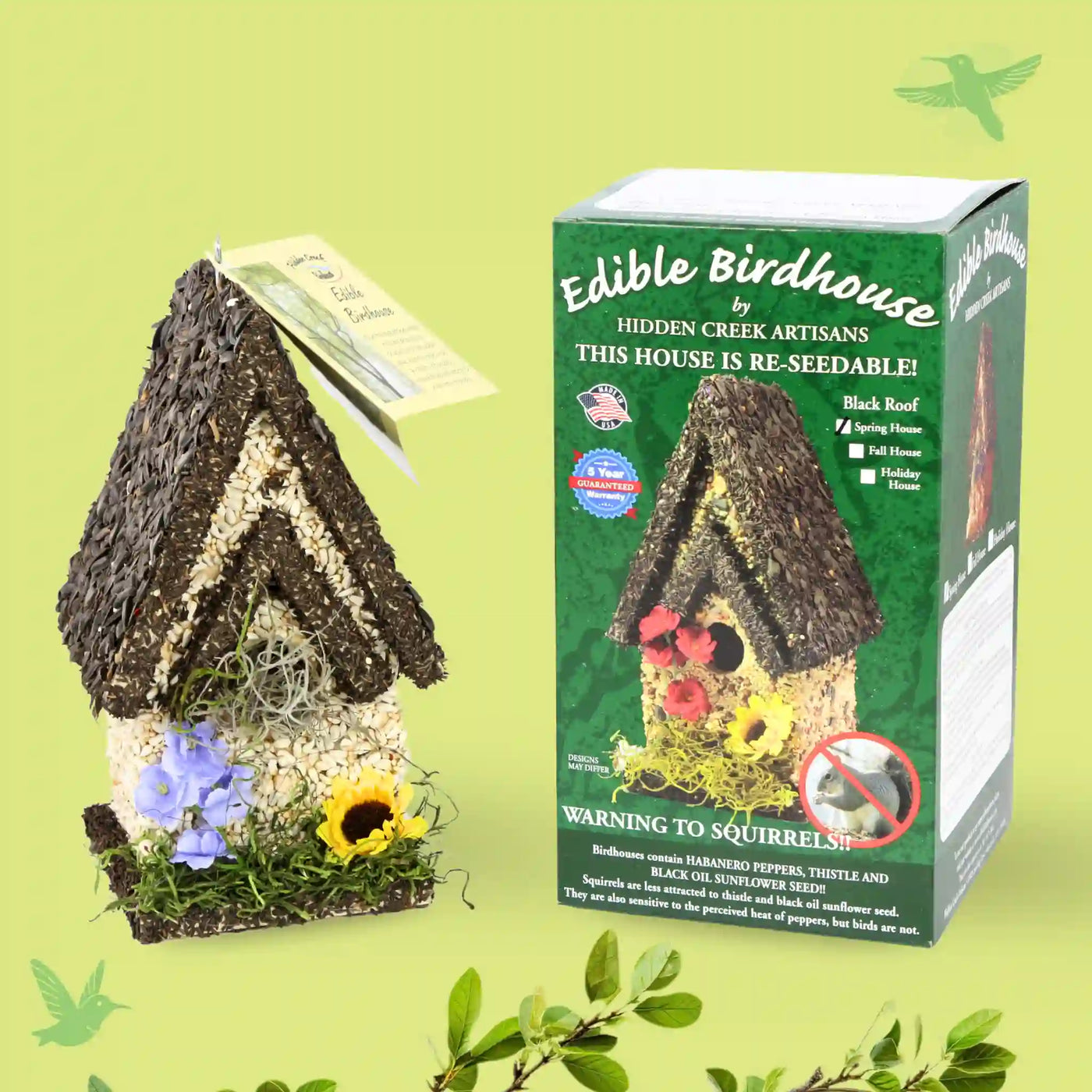 Edible Tall Birdhouse