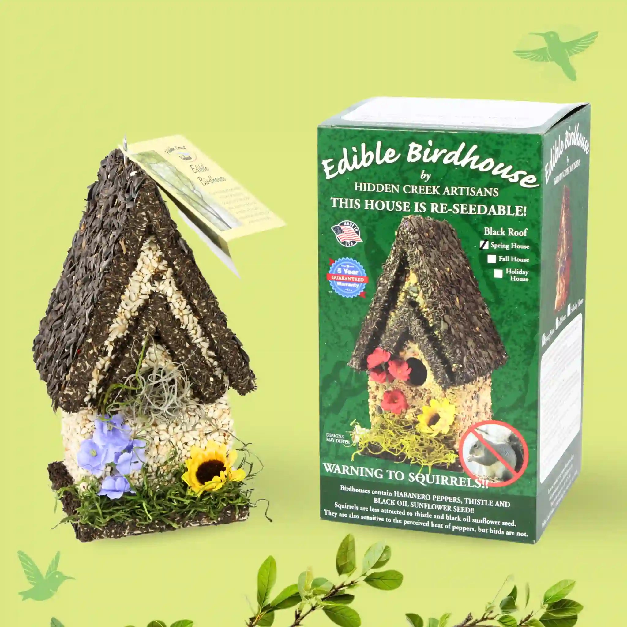 Edible Tall Birdhouse