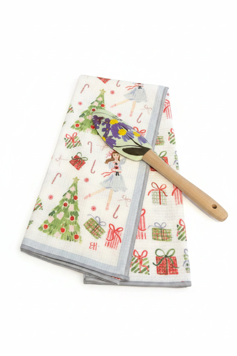 Nutcracker Ballet Double-Sided Tea Towel