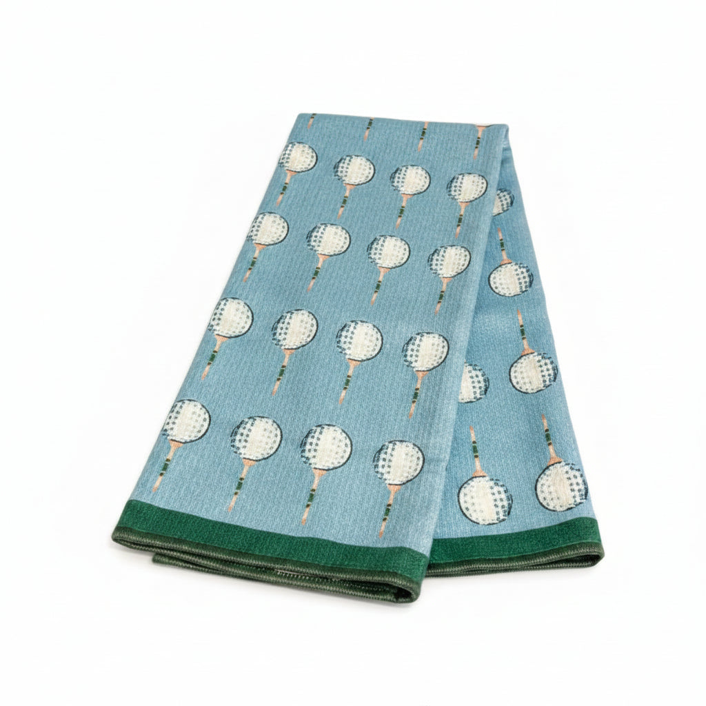 Tee Time Double-Sided Tea Towel
