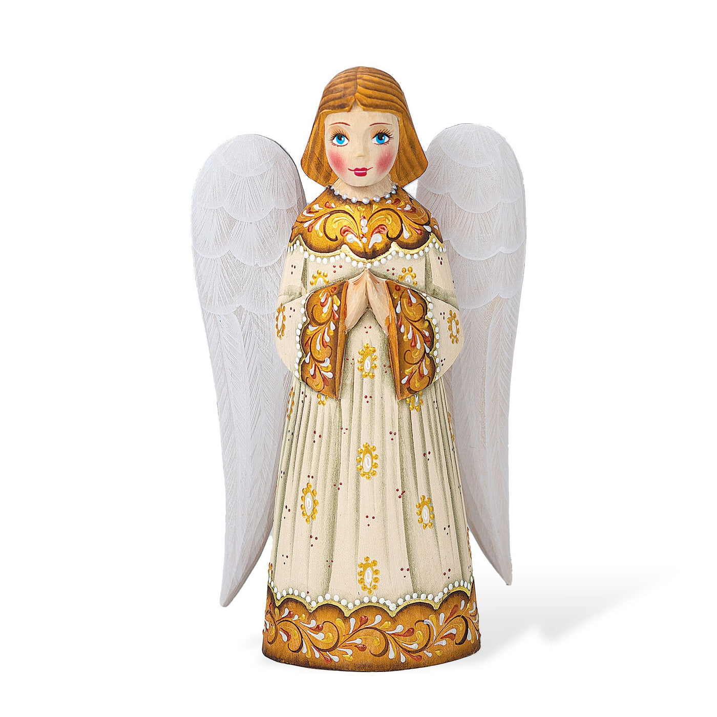 Hand-Carved Ivory Russian Angel