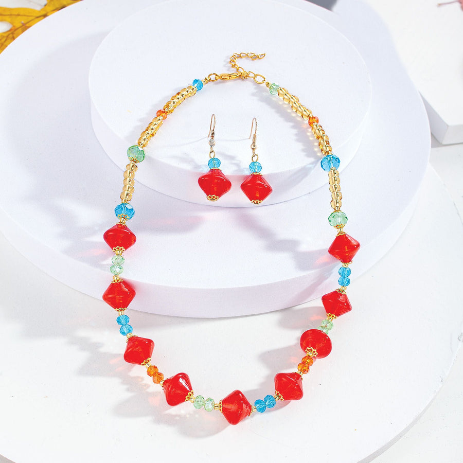 Catching Colors Murano Glass Earrings
