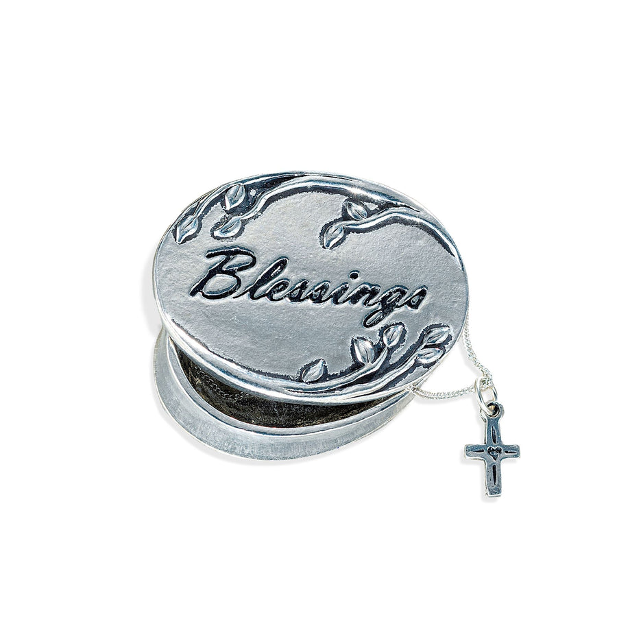 Blessings Pewter Wish Box