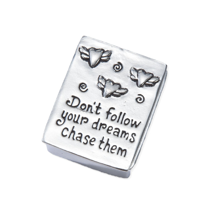 Chase Your Dreams Pewter Wish Box