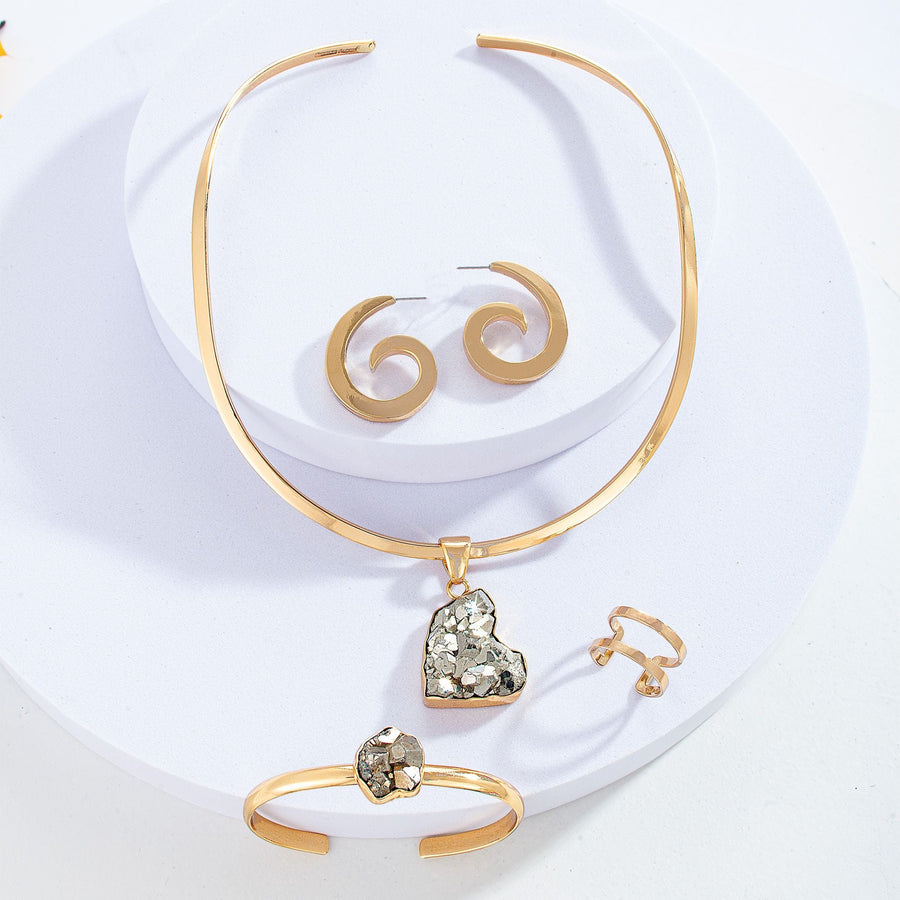 Golden Fire Earrings