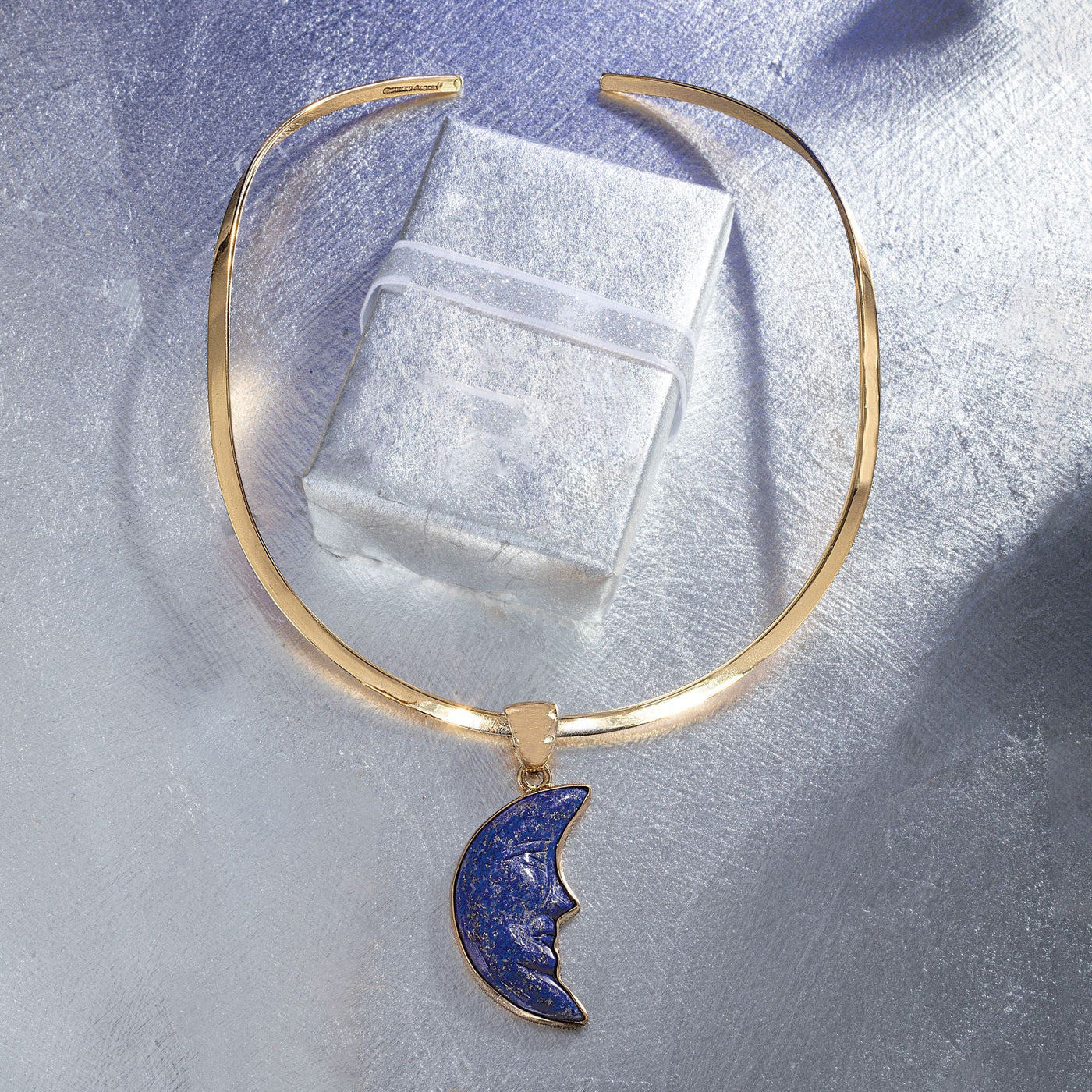 Lapis Moonlight Wishes Collar Necklace