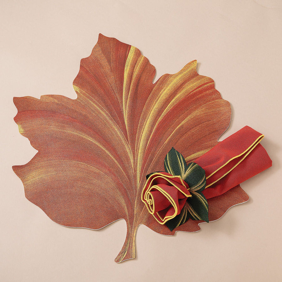 Autumn Leaves Copper Place Setting
