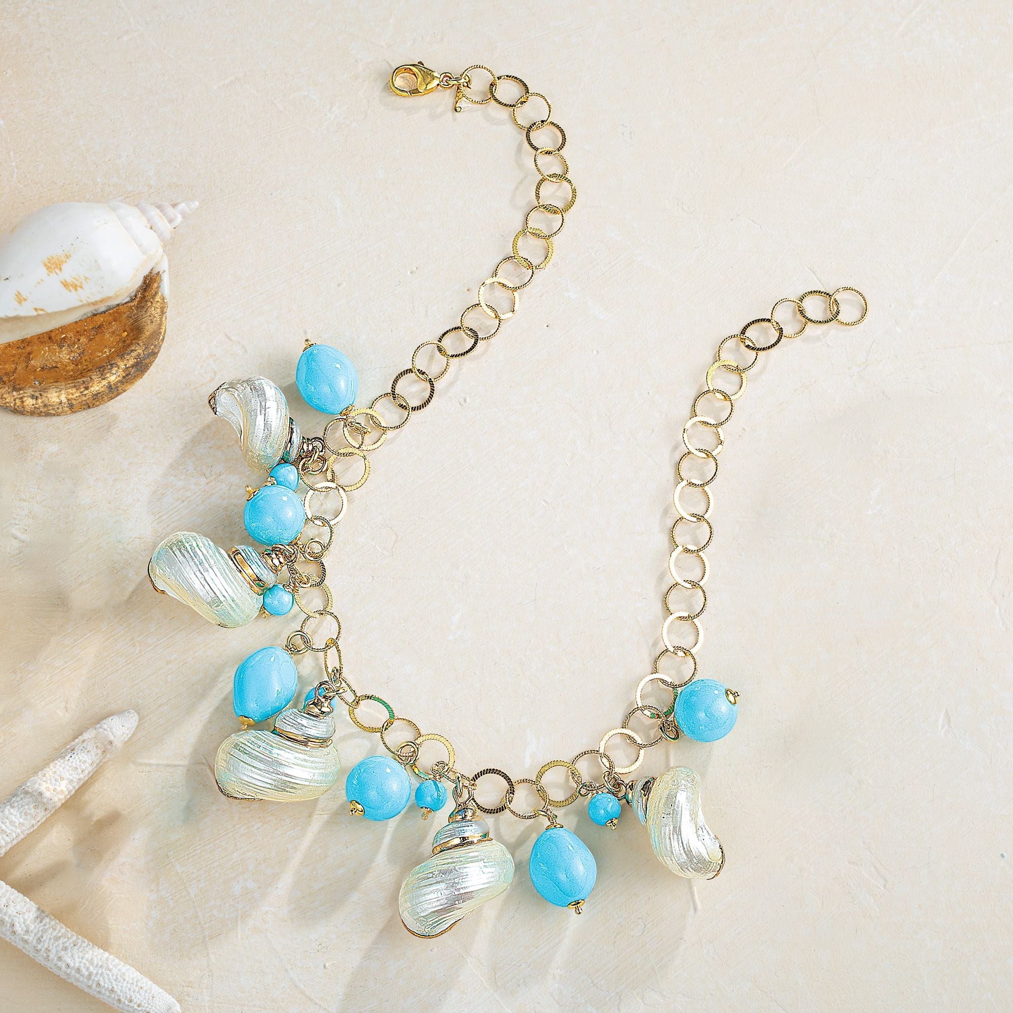 Sea Tides & Turquoise Necklace